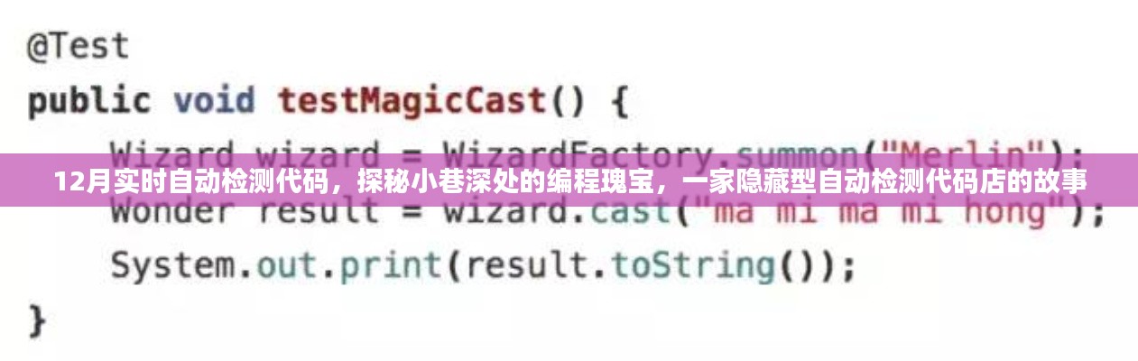 探秘隱藏小巷的編程瑰寶，一家自動檢測代碼店的秘密故事