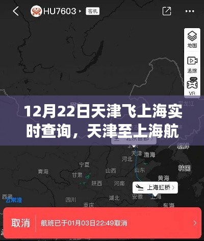 天津至上海航班實時查詢解析，以航班動態(tài)看天津飛往上海的行程安排（12月22日）