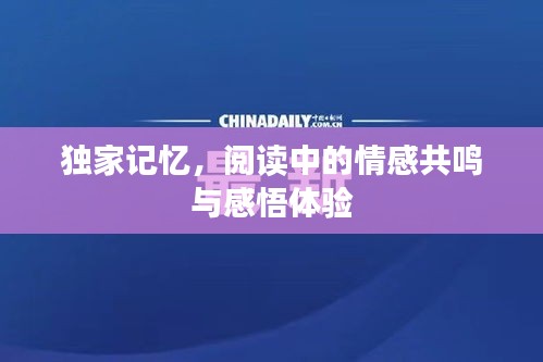 獨家記憶，閱讀中的情感共鳴與感悟體驗