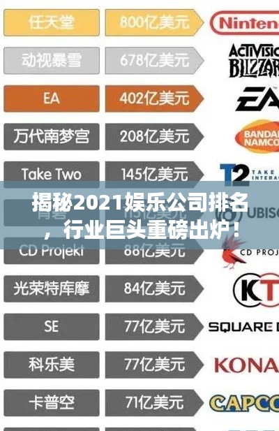 揭秘2021娛樂公司排名，行業(yè)巨頭重磅出爐！