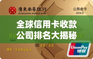 全球信用卡收款公司排名大揭秘！
