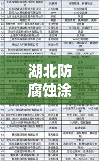 湖北防腐蝕涂層公司權(quán)威排名榜單揭曉！